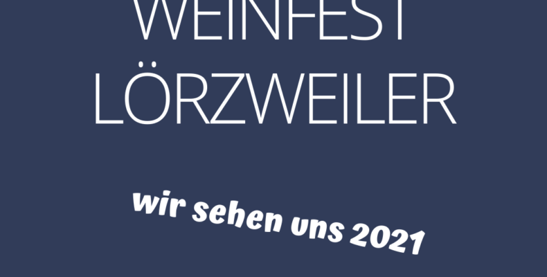 Teaser Absage Weinfest 2020